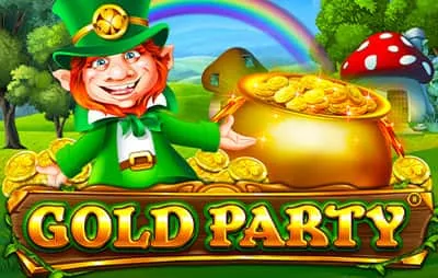 Goldenes Party-Design von Instant Casino